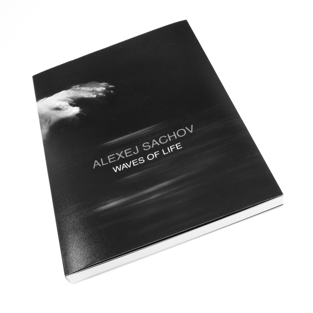 Photo art book «Waves of Life» by Alexej Sachov, dedicated to underwater wave photography.